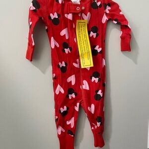 Hannah Anderson Disney sleeper Minnie red 3-6 months